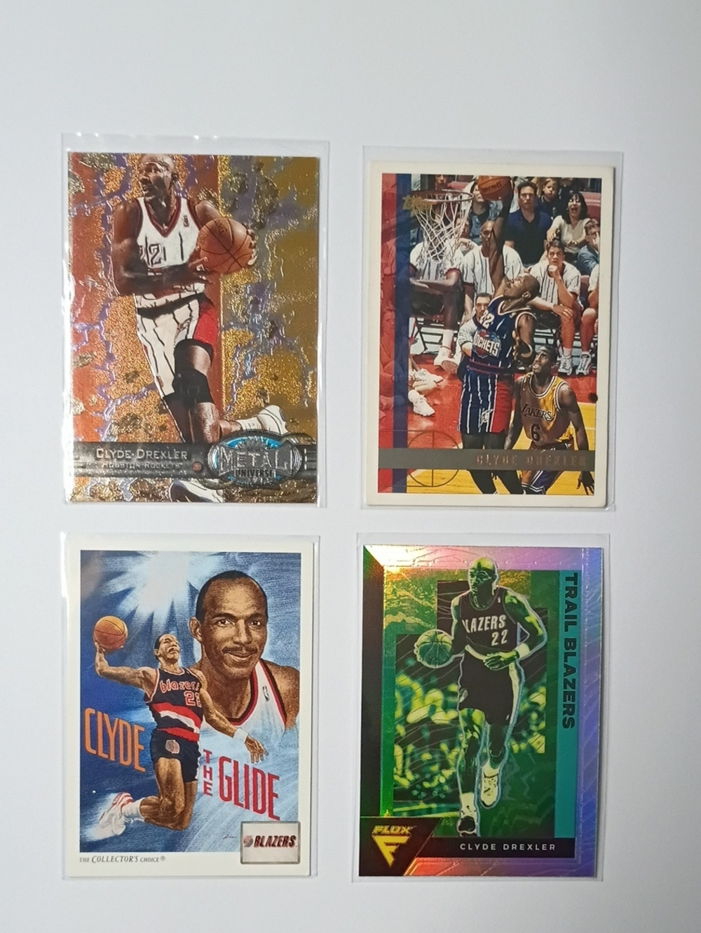 Clyde Drexler Basketball Trading Cards - Multi-Color Set